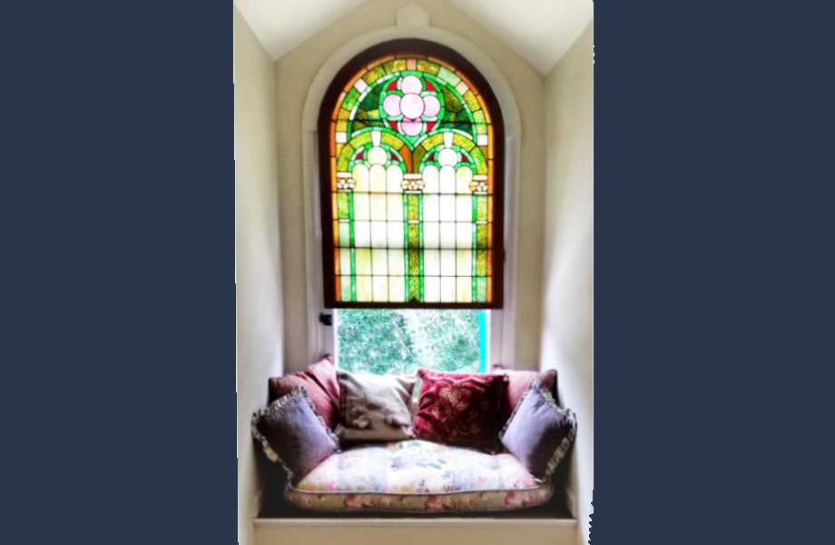 Suite Window Seat stained glass